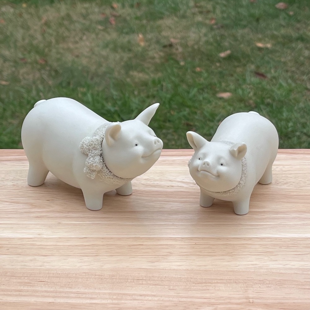 Dept 56 Snowbabies Easter Pigs Set